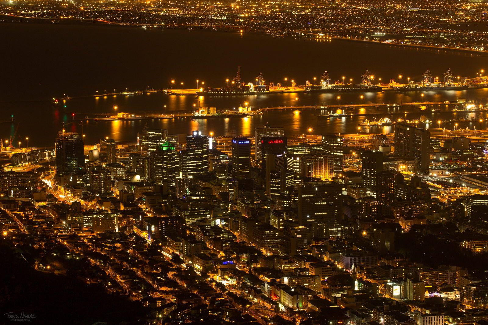 Cap Town la nuit